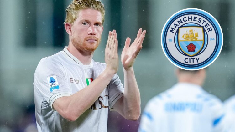 Kevin De Bruyne Napoli Man City Badge