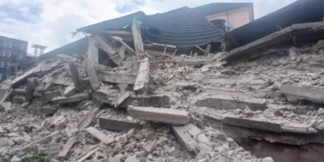 5-storey building collapses in Anambra