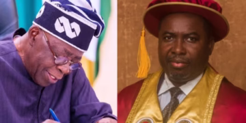 President Tinubu swears in Professor Joash Amupitan as INEC Chairman