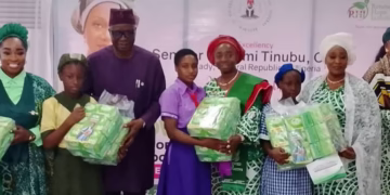 Remi Tinubu sanitary pads