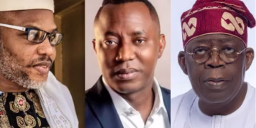 Omoyele Sowore protests