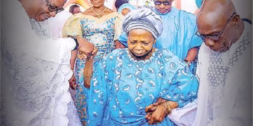 Otunba Gbenga Daniel celebrates