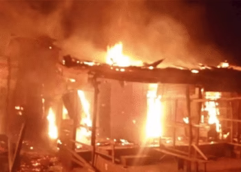 Bariga Market fire