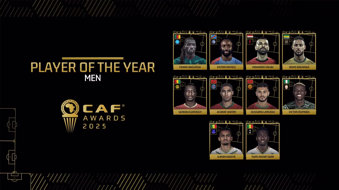 CAF Awards 2025 nominees