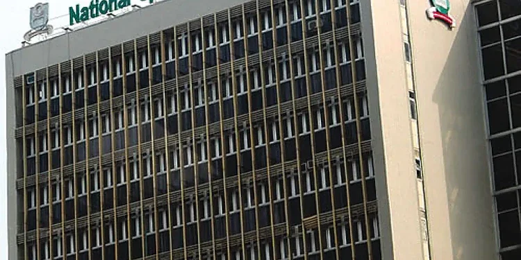 Modern university building with signage for the National Open University of Nigeria in Abuja, featuring architectural details and campus environment.