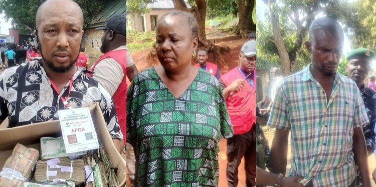 Money handler with cash and banknotes, community event, local politics, financial support, income distribution, public service, economic empowerment, African context, rural development, grassroots activity, fundraising, charity work.