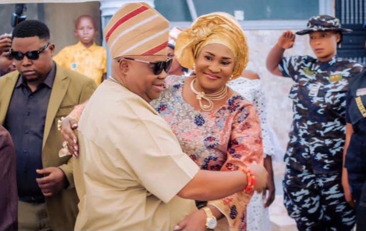 Adeleke hails wife Titilola
