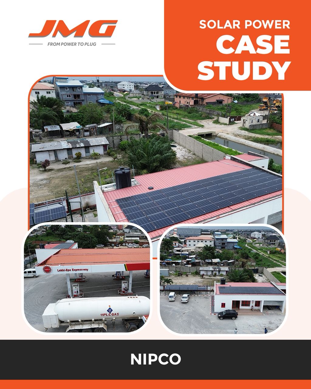 JMG equips NIPCO stations with hybrid solar systems