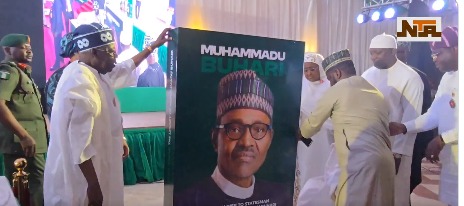 Tinubu unveils Buharis biography