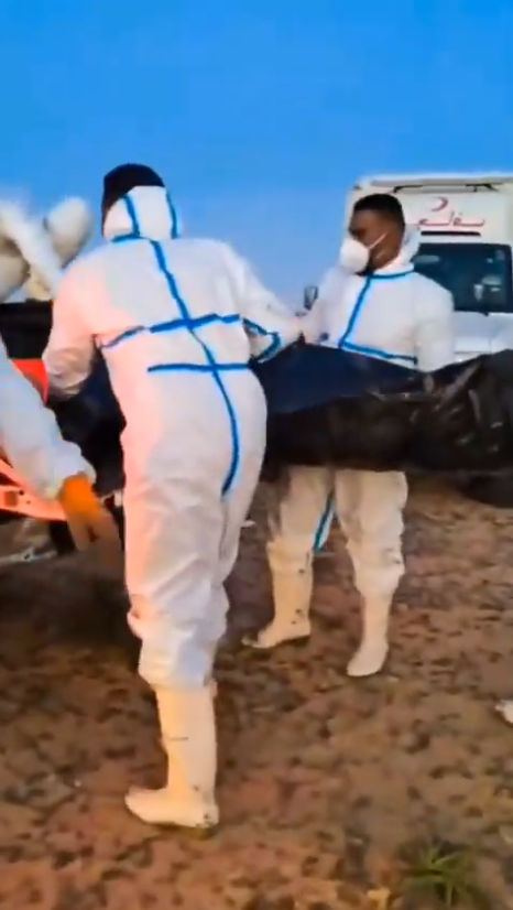 mass grave of 21 migrants