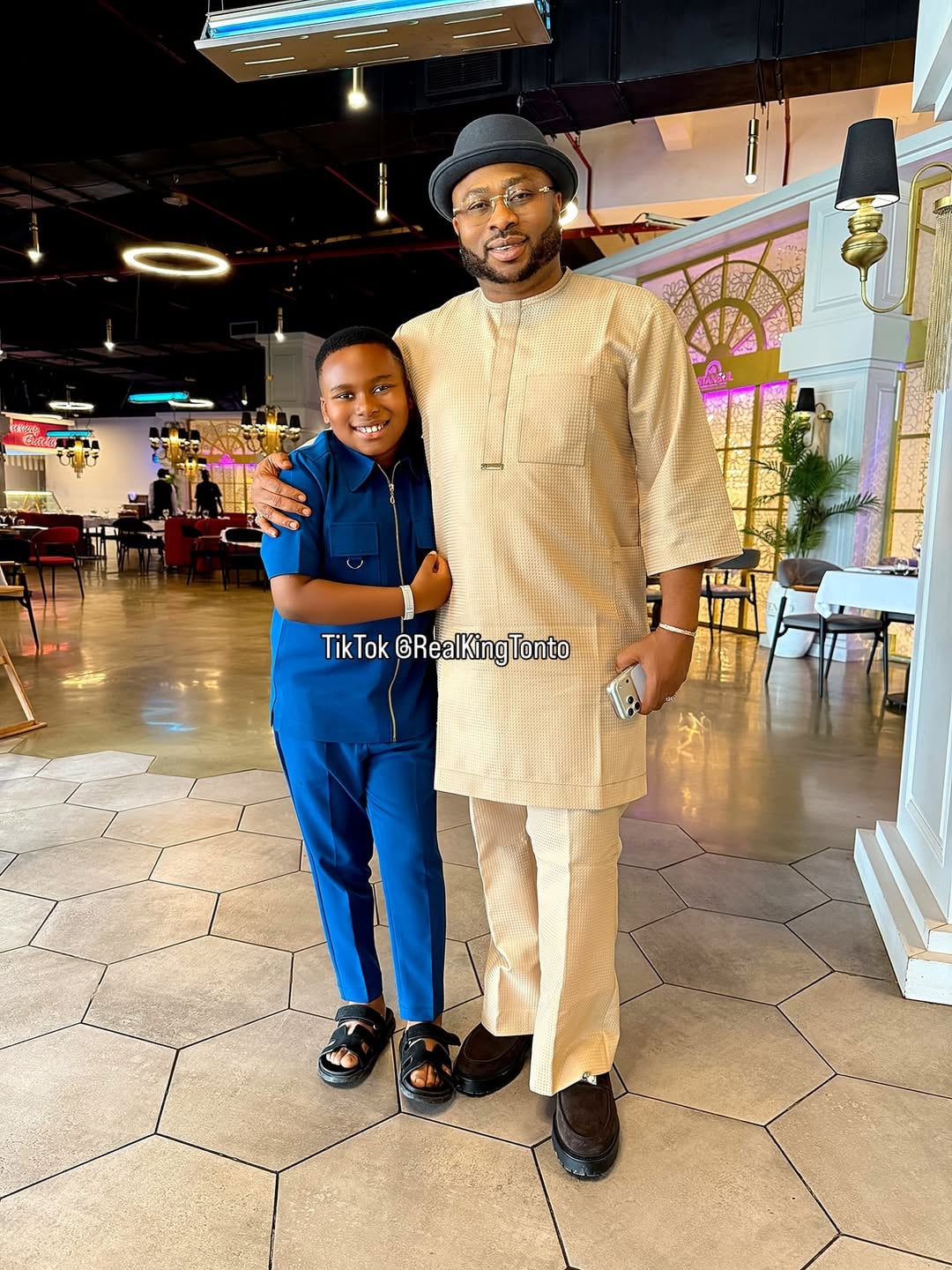 Tonto Dike reunites Andre with his father Churchill 2