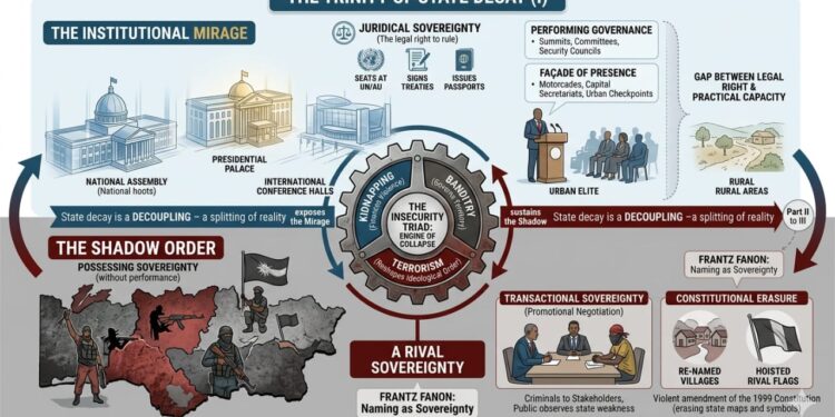The trinity of state decay