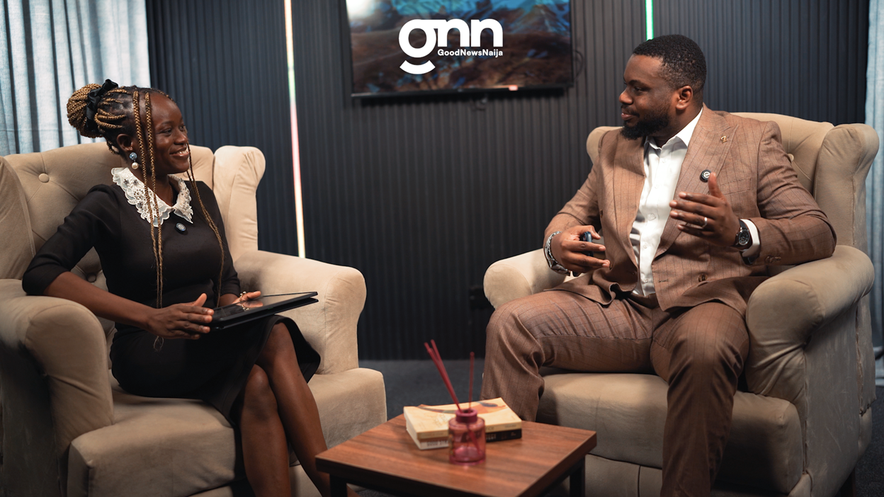 Damilola Kehinde, Host, Goodnews Naija Podcast (left) and Golibe Ilechukwu