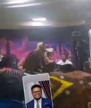Chaos at RCCG service