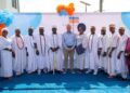 Chief Executive Officer of Promasidor Nigeria, François Gillet (Middle), with His Royal Majesty, Oba Isa Abiodun Faronbi-Shekoni, the Osolo of Isolo Kingdom (5th Left); his wife, Olori Tawakalitu Abike Faronbi-Shekoni (6th Right); and members of the royal cabinet, during the donation of a water tower and borehole system to the palace of the Osolo of Isolo Kingdom in Lagos, on Thursday, 21st May 2026.