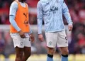 Antoine Semenyo and Erling Haaland